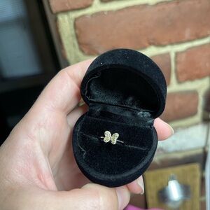 Elegant Butterfly Sterling SilverRing